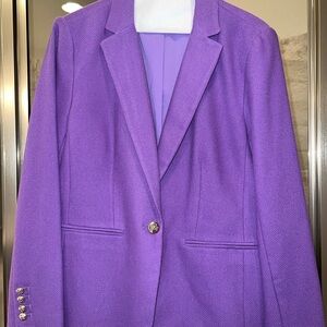 Ann Taylor Vibrant Purple Women's Blazer